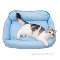 Прямоугольная кровать для кошек, кровать для собак, удобный прохладный коврик